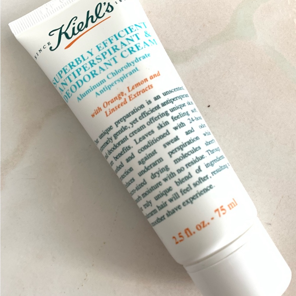 New Kiehl's Superbly Efficient Anti-Perspirant and Deodorant 75 ml